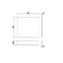 700mm Wooden Wood Effect Bath End Panel - Ashford