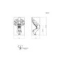Set of 4 Chrome Ball & Claw Feet for Roll Top Baths - Park Royal