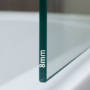 1000mm Black Shower Screen for Wet Room & Walk In Shower – Corvus