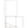 1100mm Black Shower Screen for Wet Room & Walk In Shower – Corvus