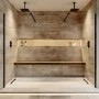 1100mm Black Shower Screen for Wet Room & Walk In Shower – Corvus