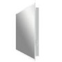 Rectangular Heated Bathroom Mirror with Lights Shaver Socket & Bluetooth Speaker 800 x 600mm - Divine