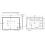Rectangular Heated Bathroom Mirror with Lights Shaver Socket & Bluetooth Speaker 1000 x 700mm - Divine