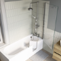 Right Hand Walk In Bath 1695mm - Columbia