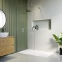 1000mm Chrome Shower Screen for Wet Room & Walk In Shower – Corvus