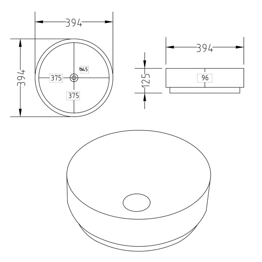 ALMOST PERFECT - 1200mm Black Wall Hung Double Countertop Vanity Unit with White Marble Effect Basins and Shelves - Lugo
