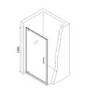 900mm Hinged Door Shower Enclosure 6mm Glass - Carina