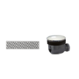 Stainless Polished Chrome Grill LInear 90mm Waste Pack - Cascade