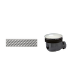 Steel Grill 90mm Linear Waste Pack with Grill - Cascade
