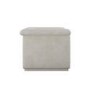 Cream Chenille Armchair - Caleb 