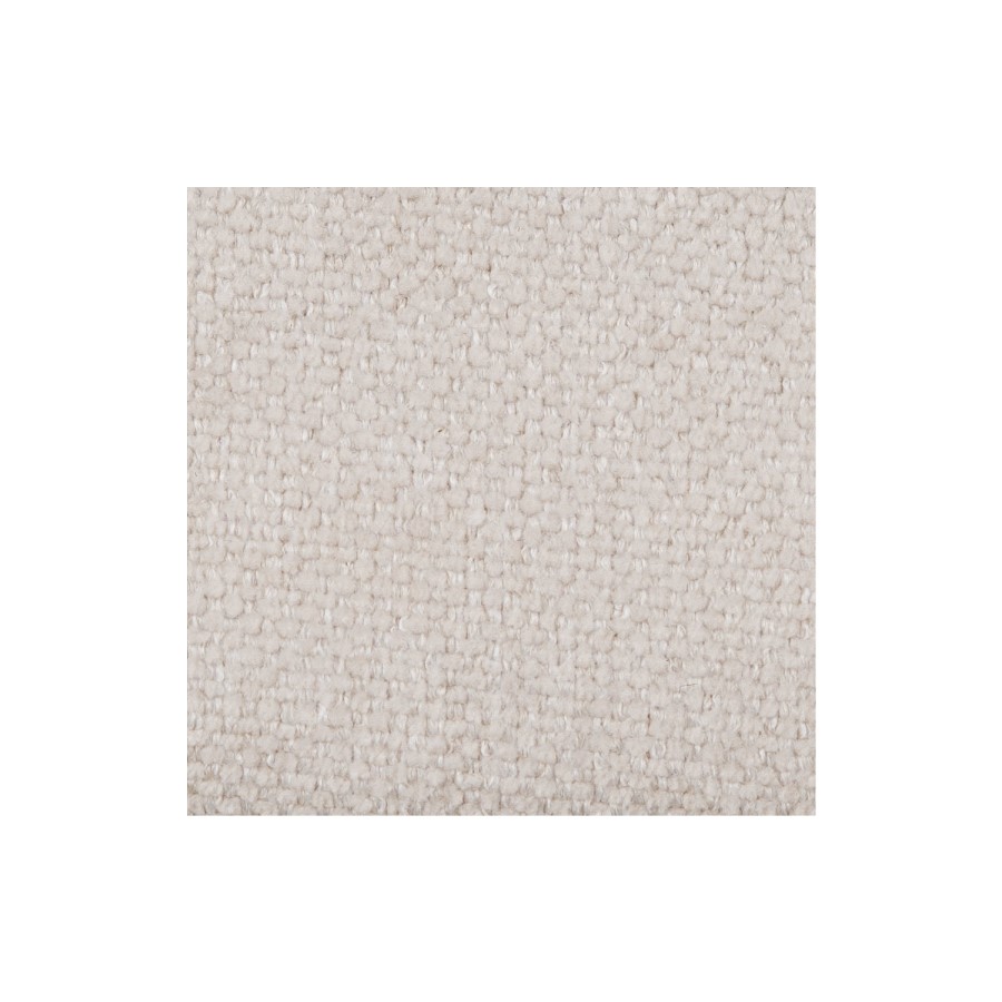 Cream Chenille Armchair - Caleb 