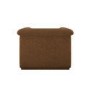 Brown Chenille Armchair - Caleb 