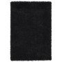 Shaggy Black Rug - 160 x 110 cm - Chicago - Origins
