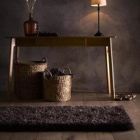 Shaggy Brown Runner Rug - 200 x 67 cm - Chicago - Origins