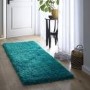 Shaggy Teal Runner Rug - 200 x 67 cm - Chicago - Origins