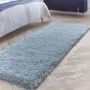 Shaggy Duck Egg Blue Runner Rug - 200 x 67 cm - Chicago - Origins