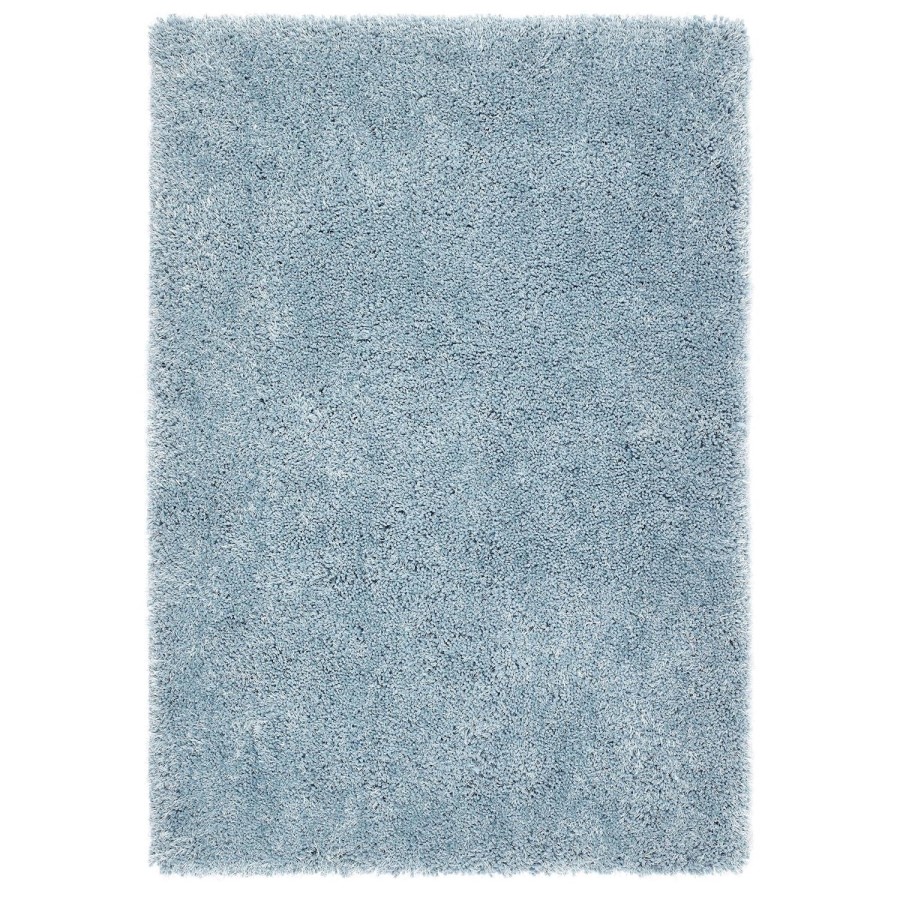 Shaggy Duck Egg Blue Rug - 160 x 110 cm - Chicago - Origins