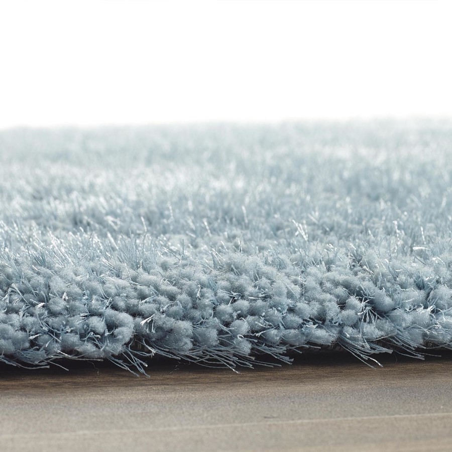 Shaggy Duck Egg Blue Rug - 160 x 110 cm - Chicago - Origins