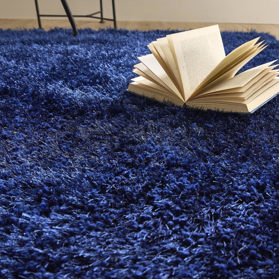 Shaggy Indigo Rug - 200 x 140 cm - Chicago - Origins