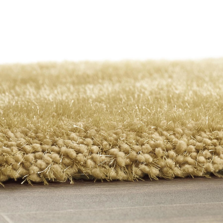 Shaggy Ochre Runner Rug - 200 x 67 cm - Chicago - Origins