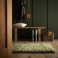 Shaggy Green Runner Rug - 200 x 67 cm - Chicago - Origins