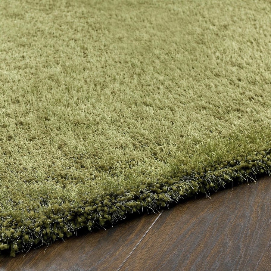 Shaggy Green Runner Rug - 200 x 67 cm - Chicago - Origins