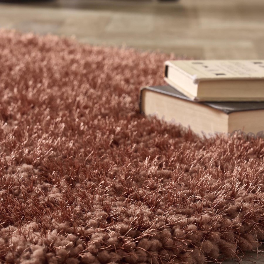 Shaggy Orange Runner Rug - 200 x 67 cm - Chicago - Origins