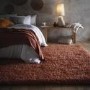Shaggy Orange Rug - 160 x 110 cm - Chicago - Origins
