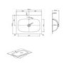 700mm Black Wall Hung Vanity Unit with Basin - Como