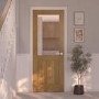 Internal Oak Half-Glazed Cottage Door with Clear Glass - Pre-Finished - 1981 x 686 x 35mm - Mexicano - Dalby