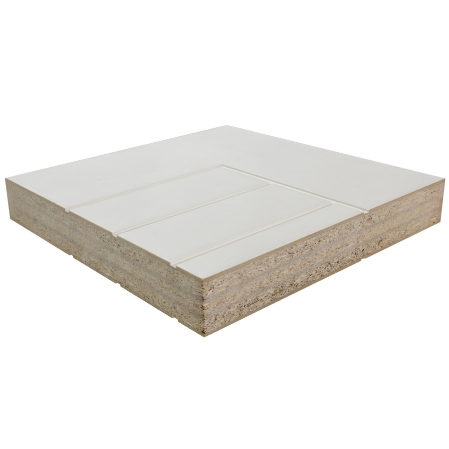 Internal White Primed Cottage FD30 Fire Door - 1981 x 686 x 44mm - Mexicano - Dalby