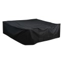 COV002 200 x 200 x 80cm Waterproof Black Garden Furniture Cover