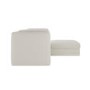 Cream Chenille 4 Seater Modular Chaise L-Shape Corner Sofa - Cameron