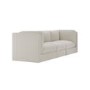 Cream Chenille 4 Seater Modular Sofa - Cameron