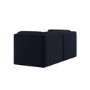 Navy Blue Chenille 3 Seater Modular Sofa - Cameron