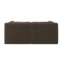Brown Chenille 3 Seater Modular Sofa - Cameron