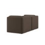 Brown Chenille 3 Seater Modular Sofa - Cameron
