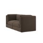 Brown Chenille 3 Seater Modular Sofa - Cameron