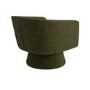Green Boucle Swivel Armchair - Cairo