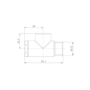 Elego Dual Fuel T Piece Matte Black