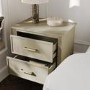 Light Wood 2 Drawer Bedside Table - Delilah