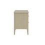 Light Wood 2 Drawer Bedside Table - Delilah
