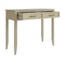 Light Wood Dressing Table with 2 Drawers - Delilah 
