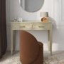 Light Wood Dressing Table with 2 Drawers - Delilah 