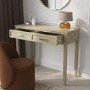 Light Wood Dressing Table with 2 Drawers - Delilah 