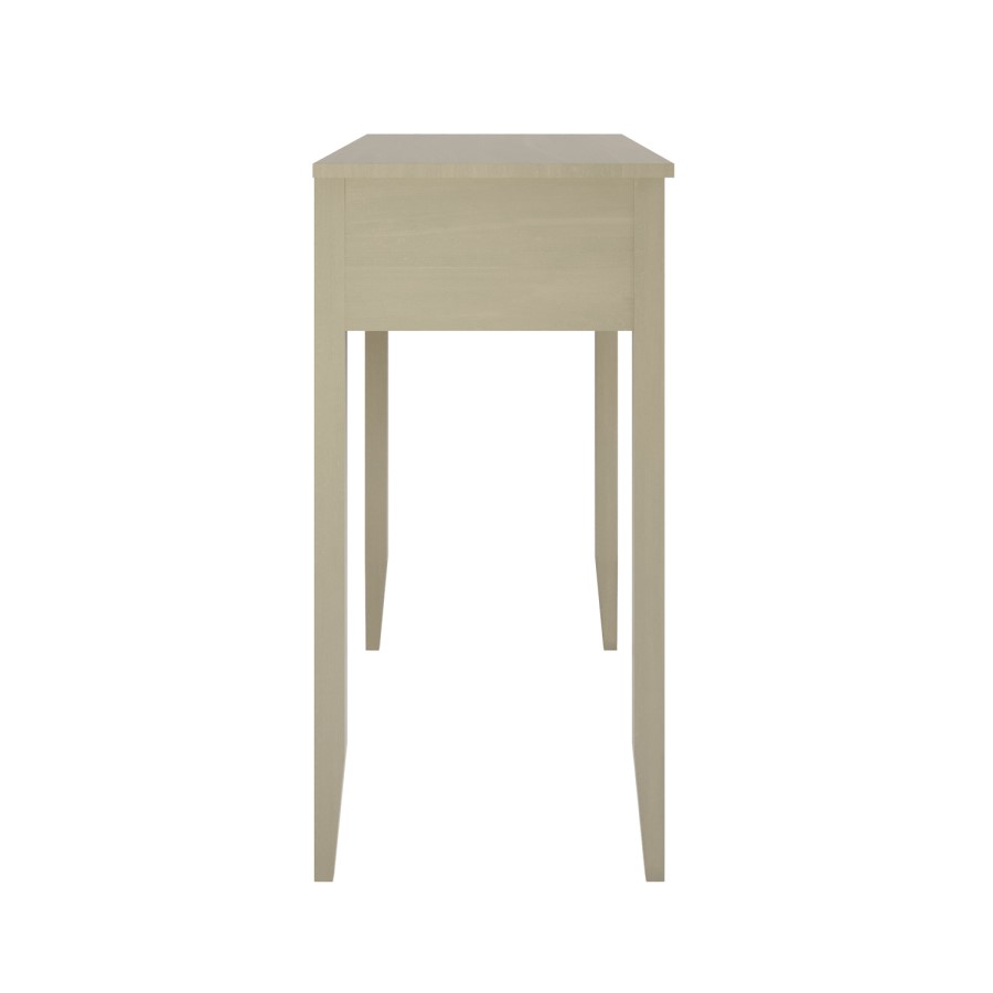 Light Wood Dressing Table with 2 Drawers - Delilah 