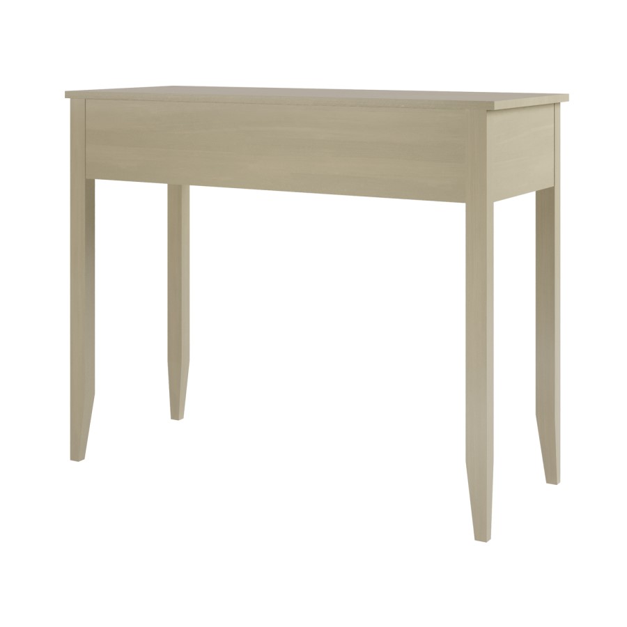 Light Wood Dressing Table with 2 Drawers - Delilah 
