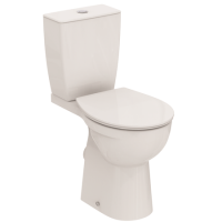 Ideal Standard Eurovit+ Close Coupled Comfort Height Toilet with Soft Close Seat