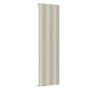 Beige Vertical Wave Designer Single Panel Radiator 1600 x 490mm - Elbrus