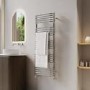 Chrome Curved Towel Radiator 1270 x 500mm - Ember